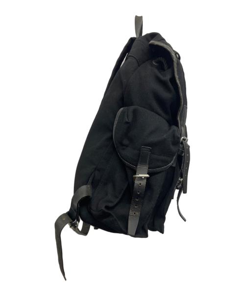 COMME des GARCONS HOMME（コムデギャルソン オム）COMME des GARCONS HOMME (コムデギャルソン オム) ウールミリタリーバックパック ブラックの古着・服飾アイテム