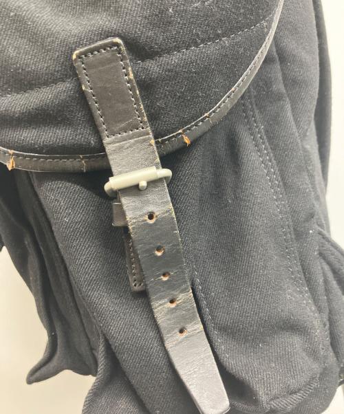 COMME des GARCONS HOMME（コムデギャルソン オム）COMME des GARCONS HOMME (コムデギャルソン オム) ウールミリタリーバックパック ブラックの古着・服飾アイテム