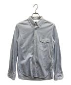 COMME des GARCONS HOMMEコムデギャルソン オム）の古着「ストライプシャツ」｜ブルー