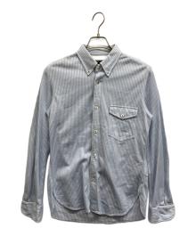 COMME des GARCONS HOMME（コムデギャルソン オム）の古着「ストライプシャツ」｜ブルー