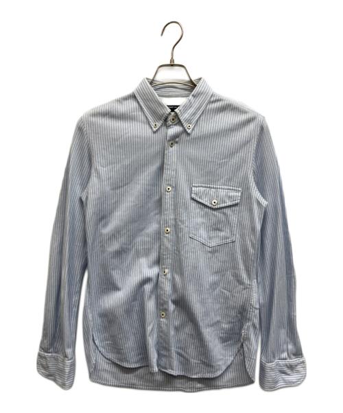 COMME des GARCONS HOMME（コムデギャルソン オム）COMME des GARCONS HOMME (コムデギャルソン オム) ストライプシャツ ブルー サイズ:Sの古着・服飾アイテム
