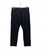 BLACK COMME des GARCONSブラックコムデギャルソン）の古着「ウール×ナイロンパンツ」｜ブラック