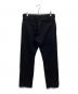 BLACK COMME des GARCONS (ブラックコムデギャルソン) ウール×ナイロンパンツ ブラック サイズ:M：9000円