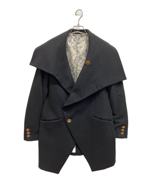 Vivienne Westwood man（ヴィヴィアン ウェストウッド マン）Vivienne Westwood man (ヴィヴィアン ウェストウッド マン) ミントカラー コート ブラック サイズ:48の古着・服飾アイテム