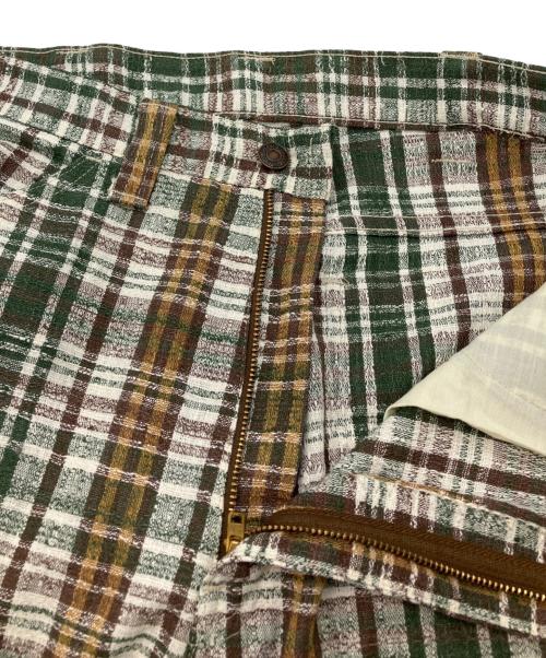 LEVI'S（リーバイス）LEVI'S (リーバイス) スタプレチェックフレアパンツ グリーン サイズ:不明の古着・服飾アイテム
