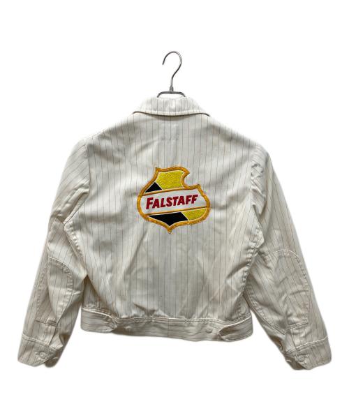 HART MFG.CO（ハート・マニュファクチャリング・カンパニー）HART MFG.CO (ハート・マニュファクチャリング・カンパニー)  50’s ワッペン付きワークジャケット ホワイト サイズ:38の古着・服飾アイテム