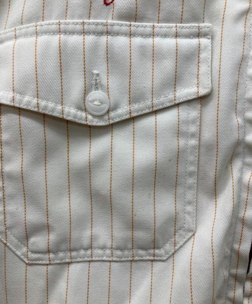 HART MFG.CO（ハート・マニュファクチャリング・カンパニー）HART MFG.CO (ハート・マニュファクチャリング・カンパニー)  50’s ワッペン付きワークジャケット ホワイト サイズ:38の古着・服飾アイテム