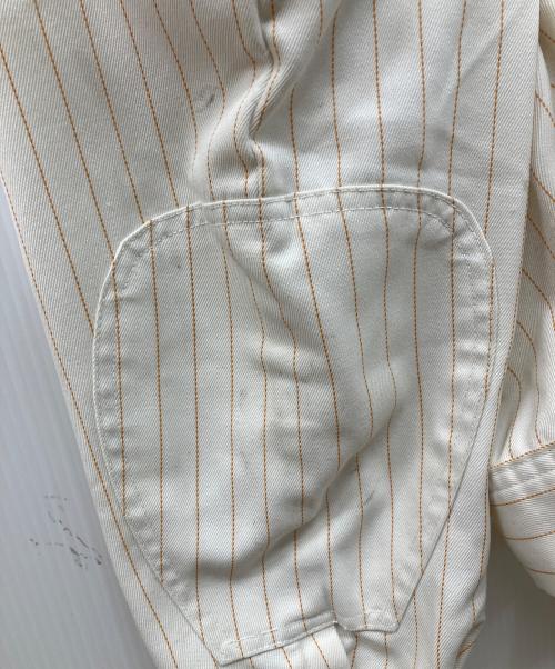 HART MFG.CO（ハート・マニュファクチャリング・カンパニー）HART MFG.CO (ハート・マニュファクチャリング・カンパニー)  50’s ワッペン付きワークジャケット ホワイト サイズ:38の古着・服飾アイテム