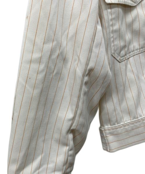 HART MFG.CO（ハート・マニュファクチャリング・カンパニー）HART MFG.CO (ハート・マニュファクチャリング・カンパニー)  50’s ワッペン付きワークジャケット ホワイト サイズ:38の古着・服飾アイテム