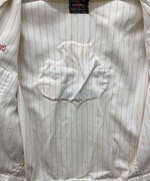 HART MFG.CO（ハート・マニュファクチャリング・カンパニー）HART MFG.CO (ハート・マニュファクチャリング・カンパニー)  50’s ワッペン付きワークジャケット ホワイト サイズ:38の古着・服飾アイテム