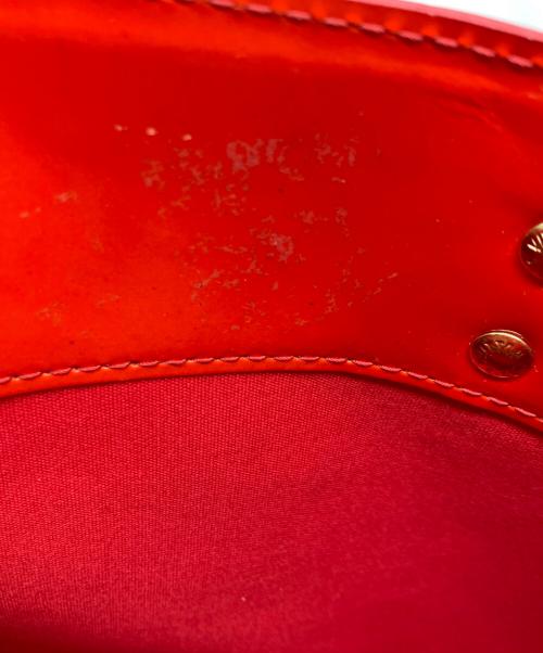 LOUIS VUITTON（ルイ ヴィトン）LOUIS VUITTON (ルイ ヴィトン) ヴェルニカタリーナBBハンドバッグ レッドの古着・服飾アイテム