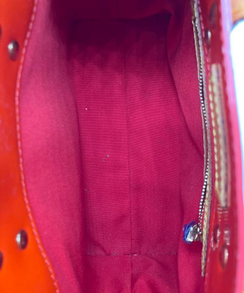 LOUIS VUITTON（ルイ ヴィトン）LOUIS VUITTON (ルイ ヴィトン) ヴェルニカタリーナBBハンドバッグ レッドの古着・服飾アイテム