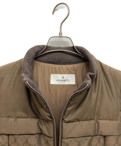 MORABITO（モラビト）MORABITO (モラビト) ダウンベスト ブラウン サイズ:Mの古着・服飾アイテム
