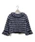 TO BE CHIC (トゥービーシック) カラーファンシーツイード ジャケット ブルー サイズ:44 未使用品：11000円