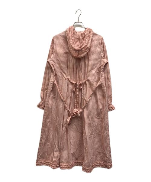PINK HOUSE（ピンクハウス）PINK HOUSE (ピンクハウス) ギンガムチェックピコフリルワンピース ピンク サイズ:不明の古着・服飾アイテム