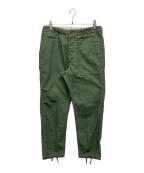 BEAMS PLUS×Engineered Garmentsビームスプラス×エンジニアド ガーメンツ）の古着「BEAMS PLUS 別注 GLASSFIELD PANTS BACKSATIN」｜グリーン