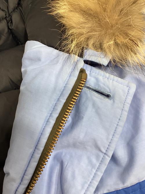 NIGEL CABOURN（ナイジェルケーボン）NIGEL CABOURN (ナイジェルケーボン) EDDIE BAUER (エディーバウアー) ダウンジャケット ブルー サイズ:46の古着・服飾アイテム