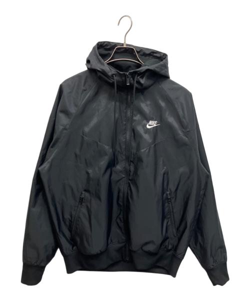 NIKE（ナイキ）NIKE (ナイキ) NSW HE WR ウーブン フーディ ジャケット ブラック サイズ:Mの古着・服飾アイテム