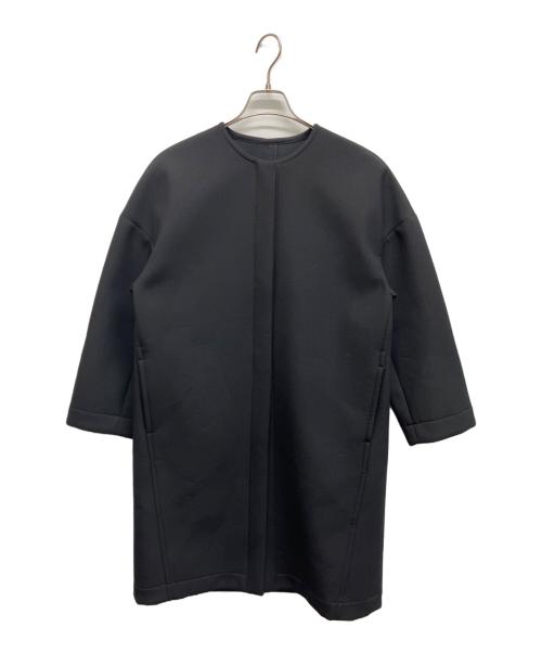 Demi-Luxe Beams（デミルクス ビームス）Demi-Luxe BEAMS (デミルクス ビームス) Demi-Luxe BEAMS ボンディング クルーネック コート ブラック サイズ:36の古着・服飾アイテム