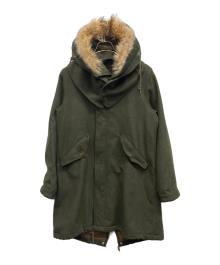 JOHNBULL（ジョンブル）の古着「Johnbull ウールカシミア モッズコート M-65 パーカー」｜グリーン