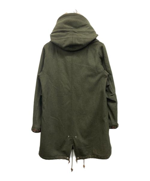 JOHNBULL（ジョンブル）Johnbull (ジョンブル) Johnbull ウールカシミア モッズコート M-65 パーカー グリーン サイズ:Mの古着・服飾アイテム