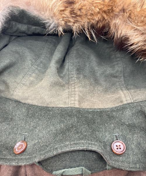 JOHNBULL（ジョンブル）Johnbull (ジョンブル) Johnbull ウールカシミア モッズコート M-65 パーカー グリーン サイズ:Mの古着・服飾アイテム