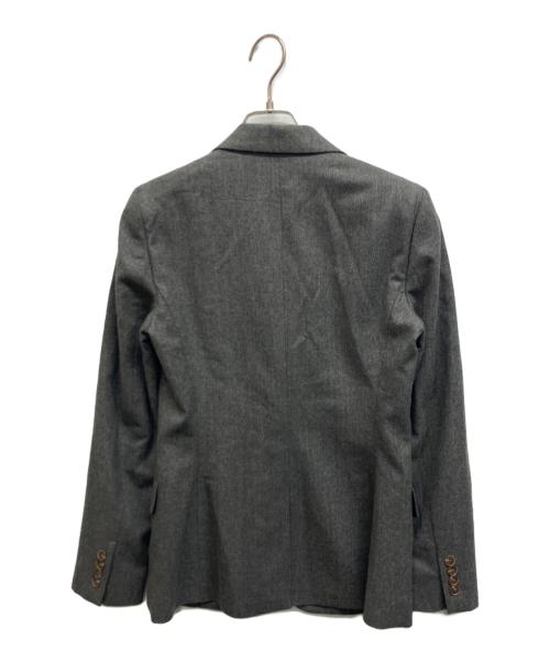 POLO RALPH LAUREN（ポロ・ラルフローレン）POLO RALPH LAUREN (ポロ・ラルフローレン) ウールテーラードジャケット グレー サイズ:2の古着・服飾アイテム