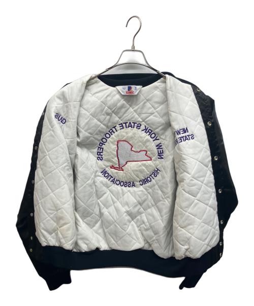 Rennoc（レノック）Rennoc (レノック) 70's企業ロゴスタジャン ブラック サイズ:Mの古着・服飾アイテム
