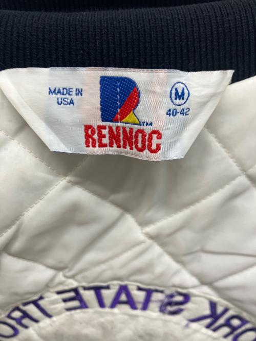 Rennoc（レノック）Rennoc (レノック) 70's企業ロゴスタジャン ブラック サイズ:Mの古着・服飾アイテム
