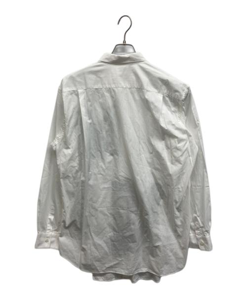 LACOSTE（ラコステ）LACOSTE (ラコステ) COMME des GARCONS SHIRT (コムデギャルソンシャツ) 23AW コラボロングシャツ ホワイト サイズ:XLの古着・服飾アイテム