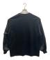 COMME des GARCONS HOMME (コムデギャルソン オム) 23AW 綿ダブルフェイス×ナイロンツイルジップカーディガン ブラック サイズ:L：30000円