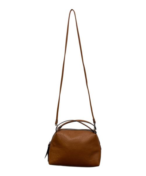GIANNI CHIARINI（ジャンニ キアリーニ）GIANNI CHIARINI (ジャンニ キアリーニ) ALIFA 2WAYショルダーバッグ ブラウンの古着・服飾アイテム