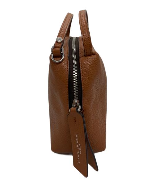 GIANNI CHIARINI（ジャンニ キアリーニ）GIANNI CHIARINI (ジャンニ キアリーニ) ALIFA 2WAYショルダーバッグ ブラウンの古着・服飾アイテム