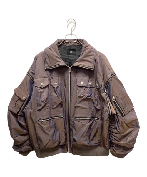 HARE（ハレ）HARE (ハレ) ZIPデザインブルゾン ブラウン サイズ:FREEの古着・服飾アイテム