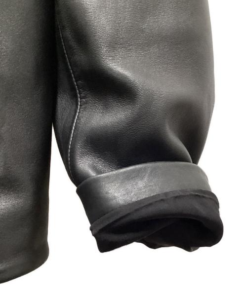 DIESEL（ディーゼル）DIESEL (ディーゼル) L-METALO/シングルライダースレザージャケット ブラック サイズ:48の古着・服飾アイテム