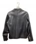 DIESEL (ディーゼル) L-METALO/シングルライダースレザージャケット ブラック サイズ:48：40000円