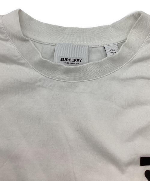 BURBERRY（バーバリー）BURBERRY (バーバリー) TBロゴプリント クルーネック ホワイト サイズ:XXSの古着・服飾アイテム