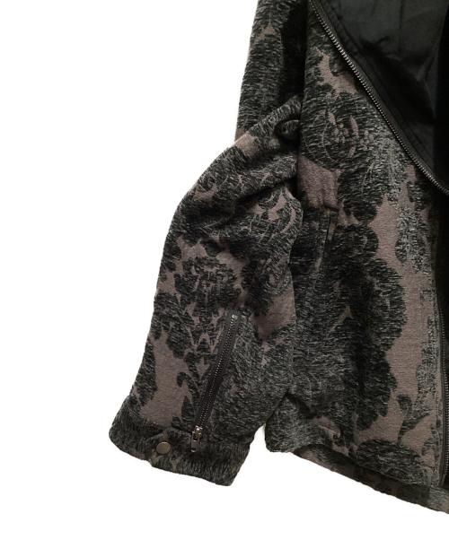 glamb（グラム）glamb (グラム) スタンドレープネックジャケット グレー サイズ:Lの古着・服飾アイテム