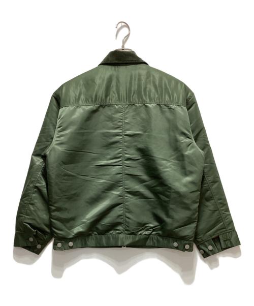 SUBCIETY（サブサエティ）SUBCIETY (サブサエティ) FLIGHT NYLON WORK JKT グリーン サイズ:Ｌの古着・服飾アイテム