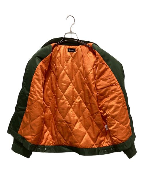 SUBCIETY（サブサエティ）SUBCIETY (サブサエティ) FLIGHT NYLON WORK JKT グリーン サイズ:Ｌの古着・服飾アイテム