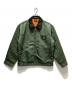 SUBCIETY（サブサエティ）の古着「FLIGHT NYLON WORK JKT」｜グリーン