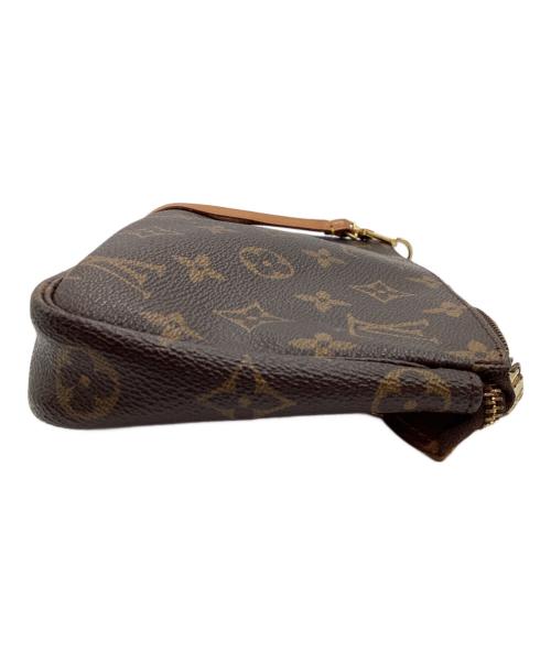 LOUIS VUITTON（ルイ ヴィトン）LOUIS VUITTON (ルイ ヴィトン) ハンドポーチ ブラウンの古着・服飾アイテム