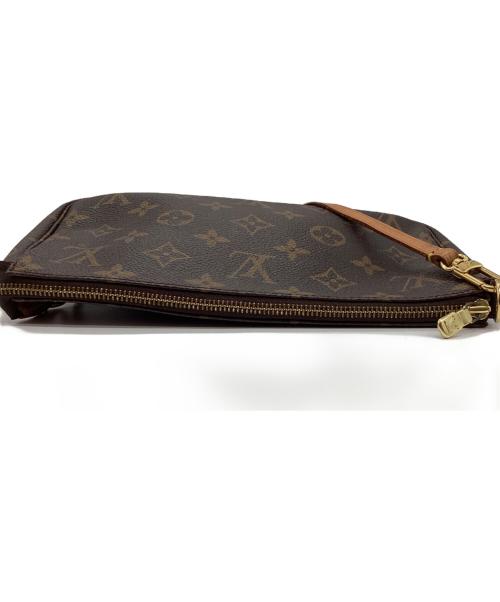 LOUIS VUITTON（ルイ ヴィトン）LOUIS VUITTON (ルイ ヴィトン) ハンドポーチ ブラウンの古着・服飾アイテム
