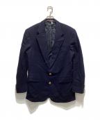 Polo University Club by  RALPH LAURENポロ ユニバーシティ バイ ラルフ ローレン）の古着「金ボタンウールブレザー」｜ネイビー