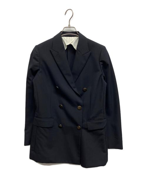 green label relaxing（グリーンレーベルリラクシング）green label relaxing (グリーンレーベルリラクシング) ダブルジャケット ネイビー サイズ:38の古着・服飾アイテム
