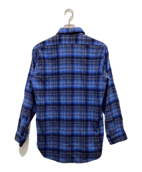 PENDLETON（ペンドルトン）PENDLETON (ペンドルトン) ウールチェックシャツ ブルー サイズ:Ｍの古着・服飾アイテム
