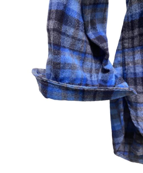 PENDLETON（ペンドルトン）PENDLETON (ペンドルトン) ウールチェックシャツ ブルー サイズ:Ｍの古着・服飾アイテム