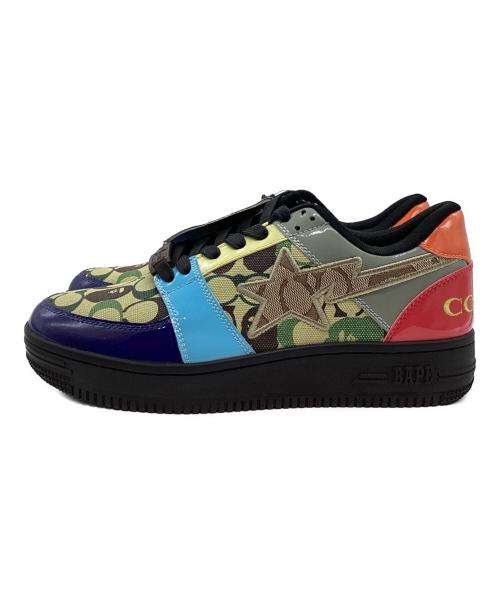 COACH（コーチ）COACH (コーチ) A BATHING APE (アベイシングエイプ) BXC PRINTED BAPE STA マルチカラー サイズ:27 未使用品の古着・服飾アイテム