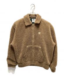 adidas（アディダス）の古着「フリースジャケット」｜レッド