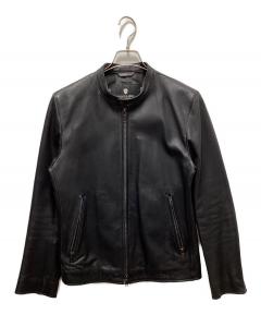 中古・古着通販】BURBERRY (バーバリー) シングルライダースジャケット